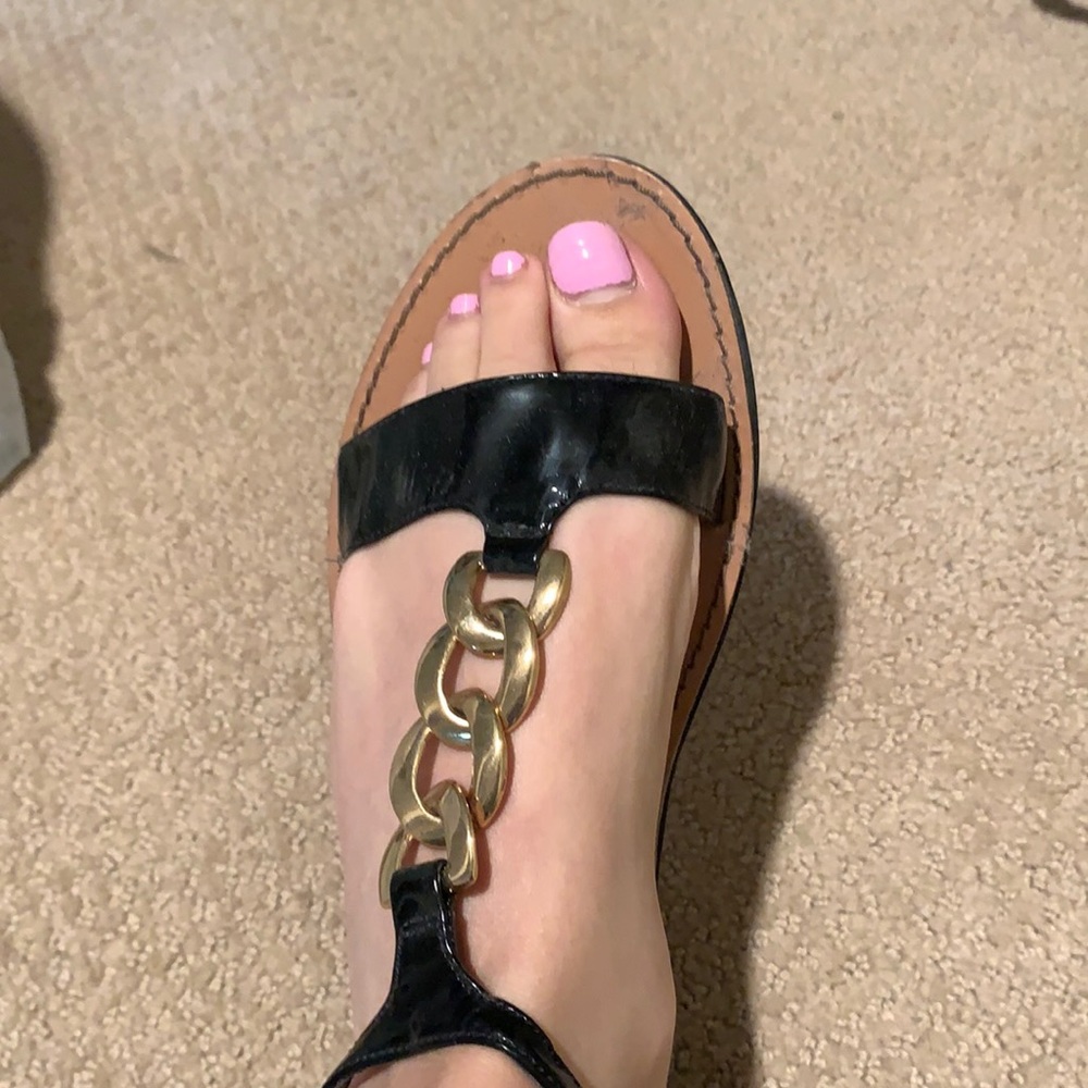 Black sandals